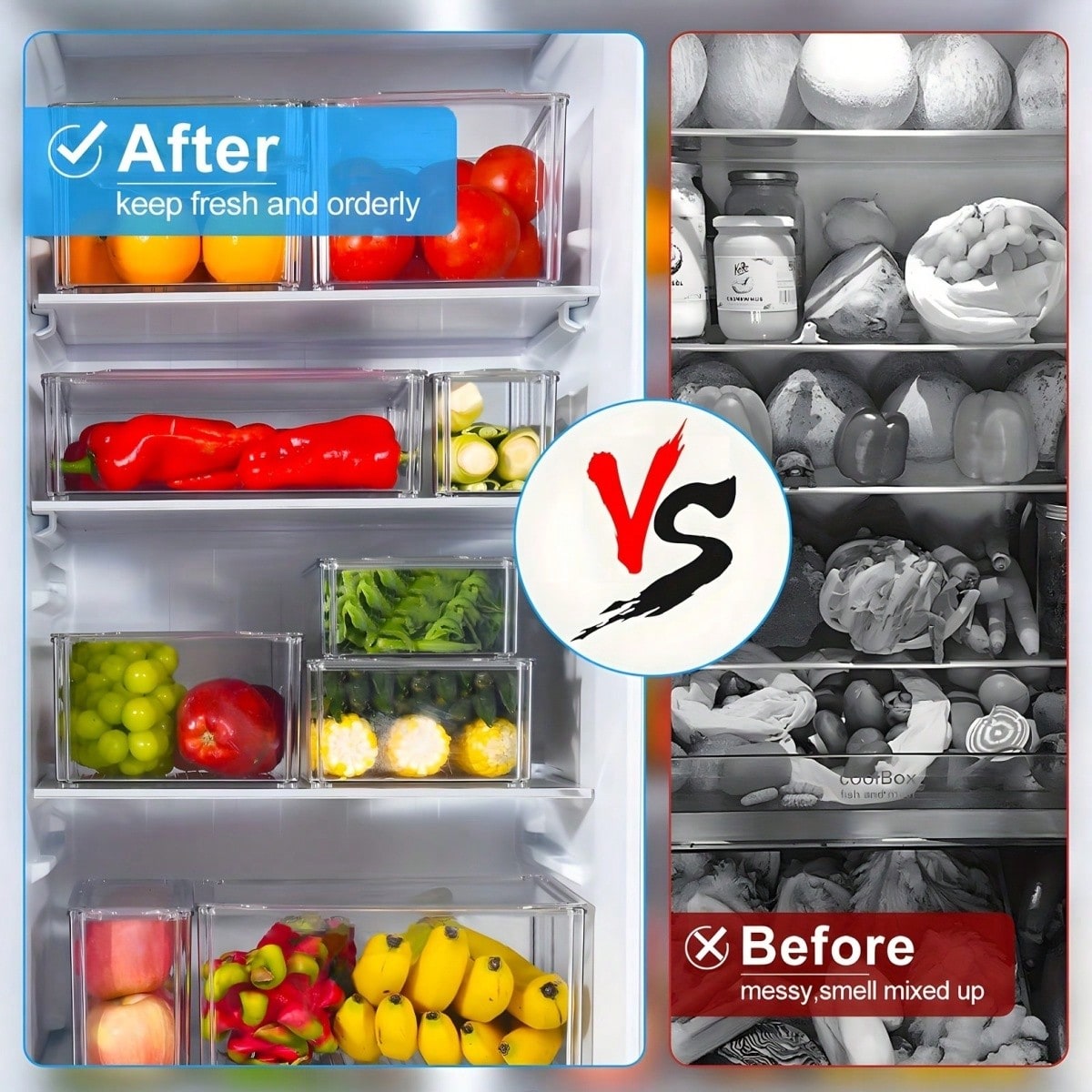 ชุดกล่องจัดระเบียบตู้เย็นแบบซ้ - Food Snacks Party บทวิจารณ์และราคา