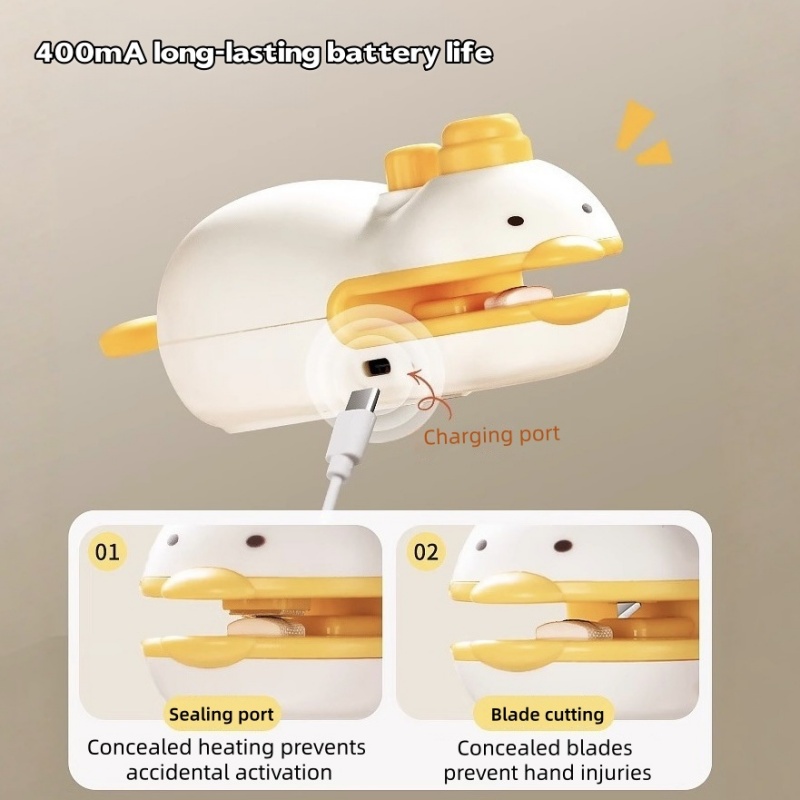 เครื่องซีลถุงแบบพกพา รูปเป็ดน่ - Snacks Food Usa บทวิจารณ์และราคา