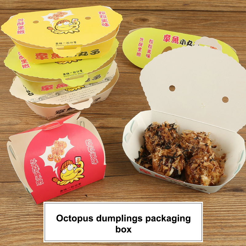 กล่องบรรจุภัณฑ์ทาโกะยากิแบบใช้ - Food Snacks Party บทวิจารณ์และราคา