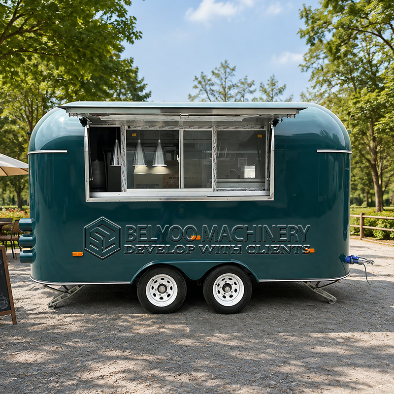 รถพ่วงขายอาหารเชิงพาณิชย์ Bely - Snacks Food Usa บทวิจารณ์และราคา