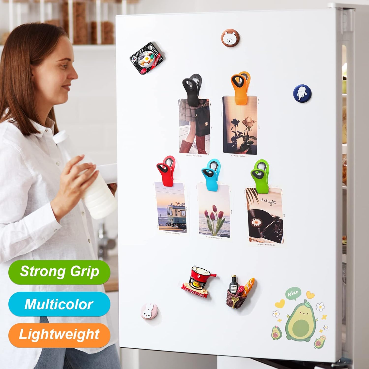 คลิปหนีบถุงอาหาร 12 ชิ้น สำหรั - Food Snacks Images บทวิจารณ์และราคา