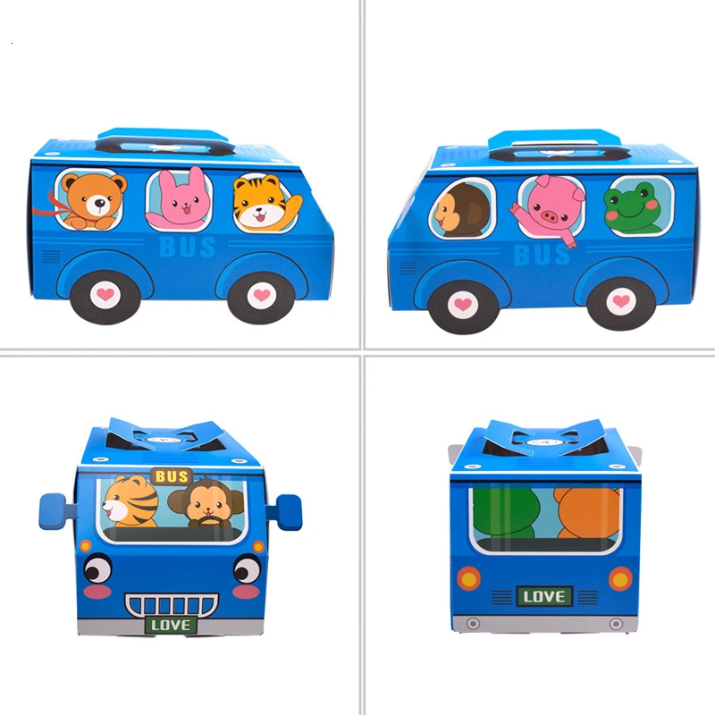 6PCS ของขวัญกล่องบรรจุภัณฑ์เค้ - Food Snacks Party บทวิจารณ์และราคา