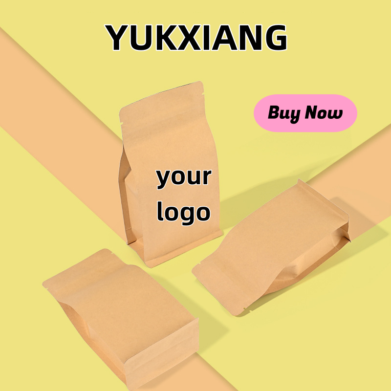 ถุงกระดาษคราฟท์เคลือบฟอยล์อะลู - Logo Food Snack บทวิจารณ์และราคา