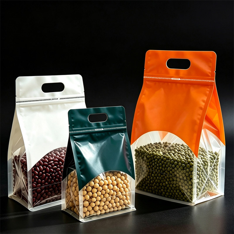 ถุงซีลใสแบบถือได้ 50 ชิ้น, ถุง - Logo Food Snack บทวิจารณ์และราคา