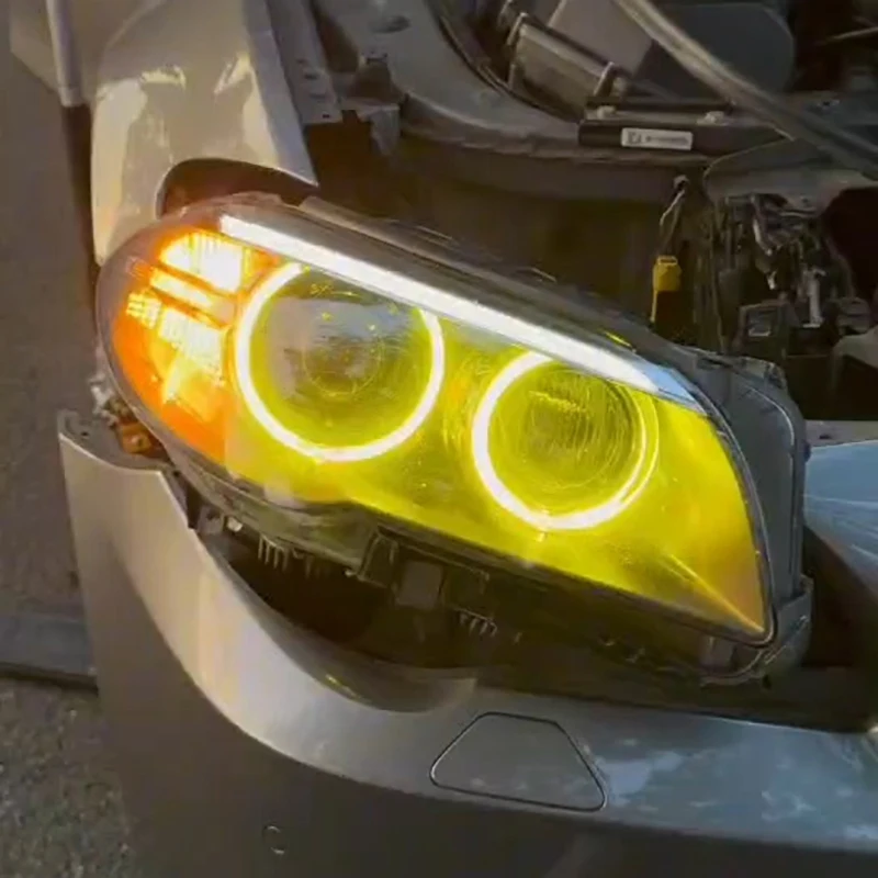 แผงไฟ Angel Eyes DRL สำหรับรถย - Yellow Food Snacks บทวิจารณ์และราคา