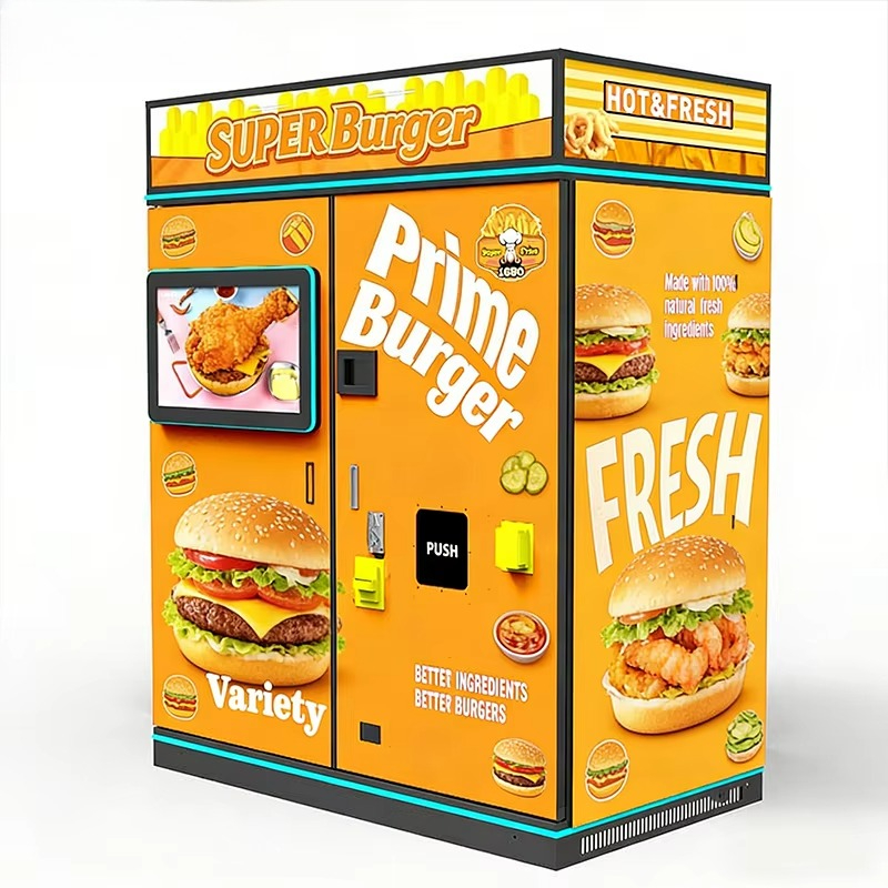 เครื่องจำหน่ายอาหารจานด่วนอัตโ - Snacks Food Usa บทวิจารณ์และราคา