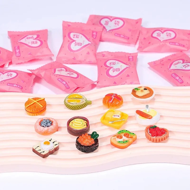 ของเล่นจำลองอาหารจิ๋วแบบสุ่ม ข - Food Snacks Drinks บทวิจารณ์และราคา