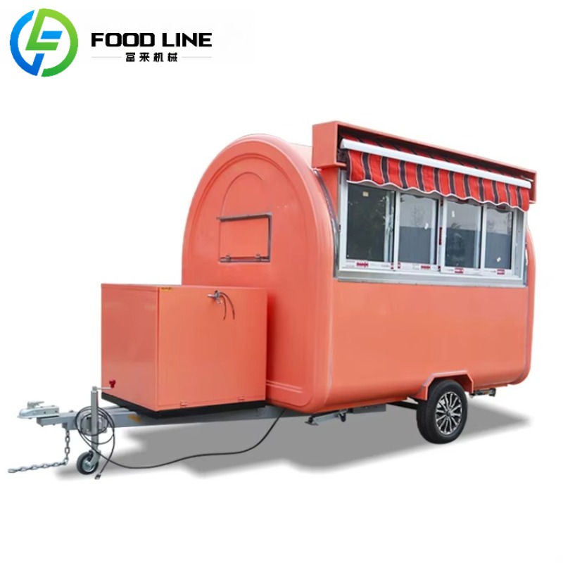 รถพ่วงขายอาหารขนาดกะทัดรัดสำหร - Quick Food Snacks บทวิจารณ์และราคา